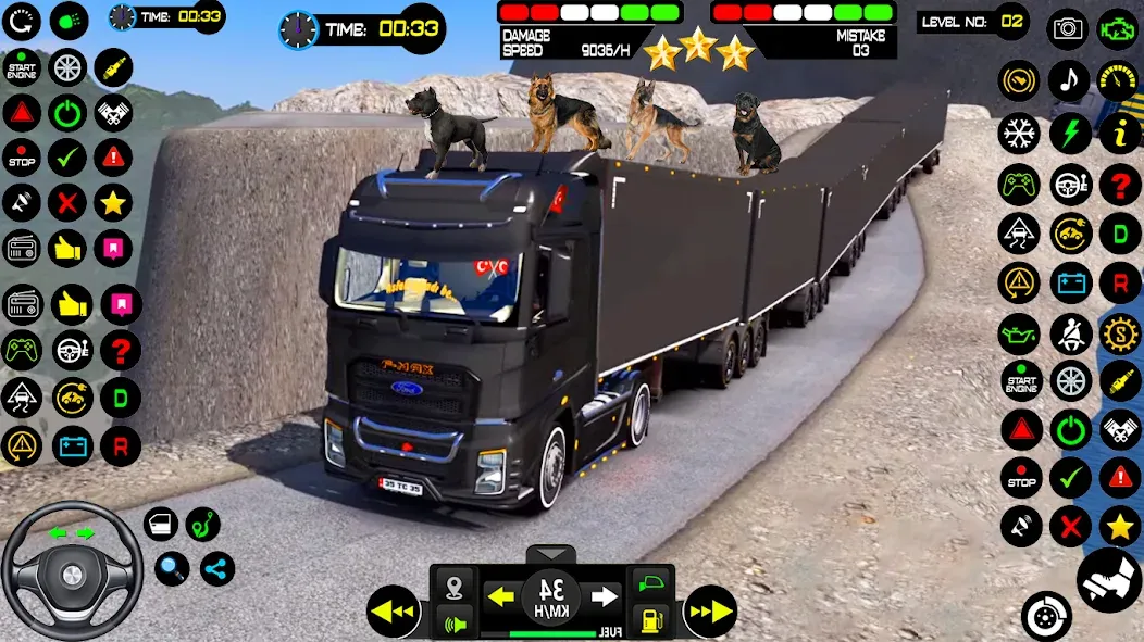 Cargo Truck Driving Truck Game (Ойл трек геймс симулятор 3D) [МОД: Много денег, Монет и Все открыто] Screenshot 2