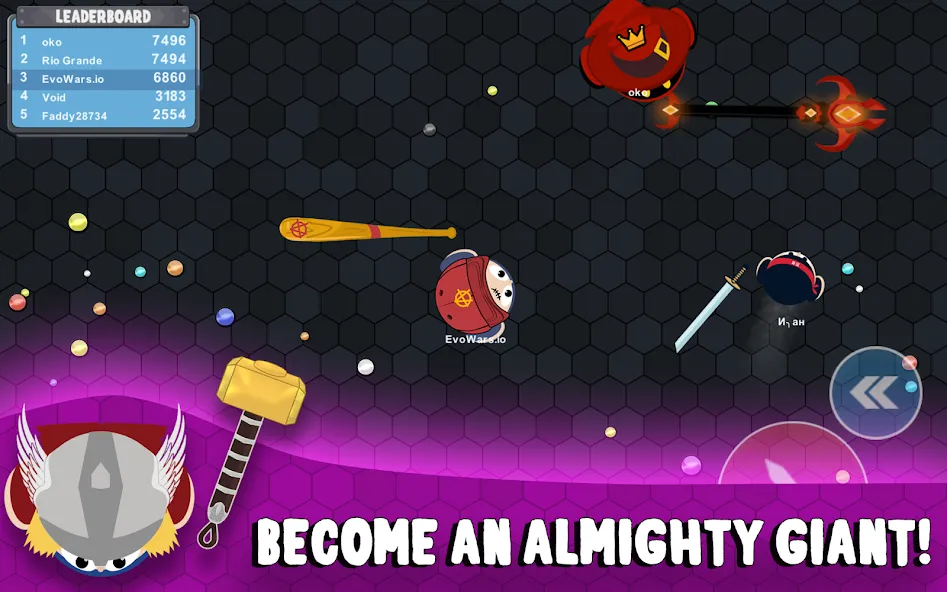 EvoWars.io [МОД: Все открыто, Дополнительные деньги и Меню MOD] Screenshot 4