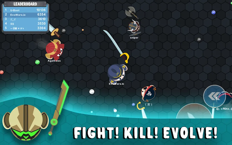 EvoWars.io [МОД: Все открыто, Дополнительные деньги и Меню MOD] Screenshot 5