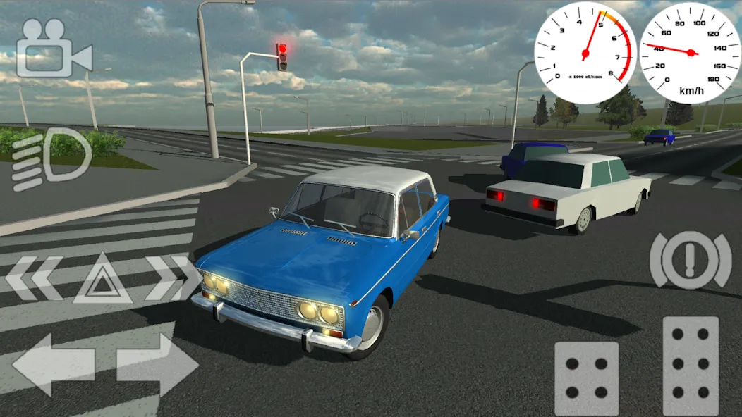 Russian Classic Car Simulator (Русский Классический Автосимулятор) [МОД: Бесконечные деньги, Монеты и Мега MOD] Screenshot 4