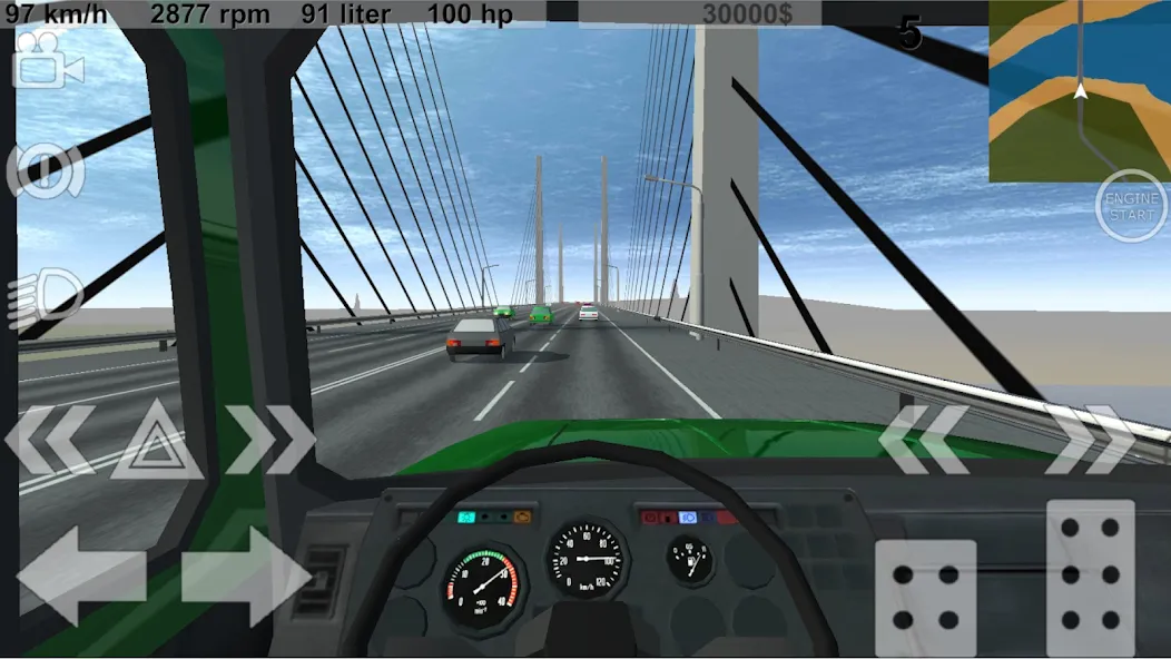 Russian Light Truck Simulator (Русский Симулятор Легкого Грузовика) [МОД: Много монет, Открытые уровни и Мега MOD] Screenshot 2