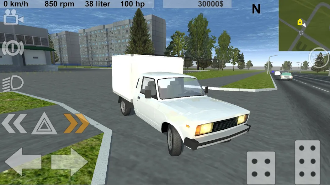 Russian Light Truck Simulator (Русский Симулятор Легкого Грузовика) [МОД: Много монет, Открытые уровни и Мега MOD] Screenshot 5