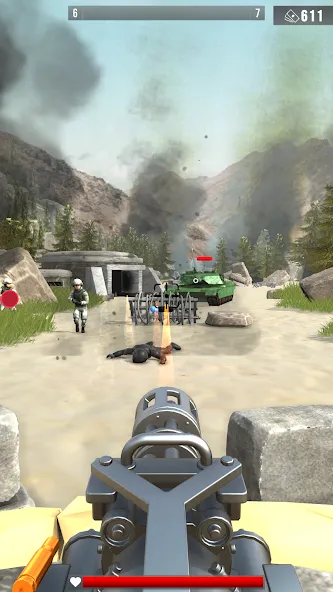 Infantry Attack: War 3D FPS (Инфантерийская атака) [МОД: Все открыто, Дополнительные деньги и Меню MOD] Screenshot 2