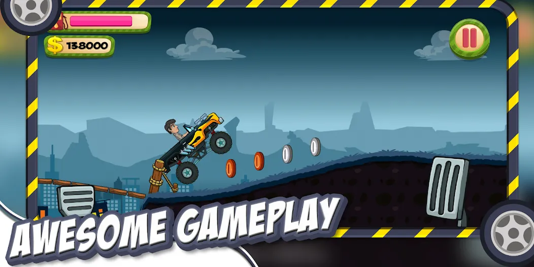 Hill Racing – Offroad Hill Adv (Хилл Рэйсинг) [МОД: Меню, Бесконечные монеты и Открытые уровни] Screenshot 3