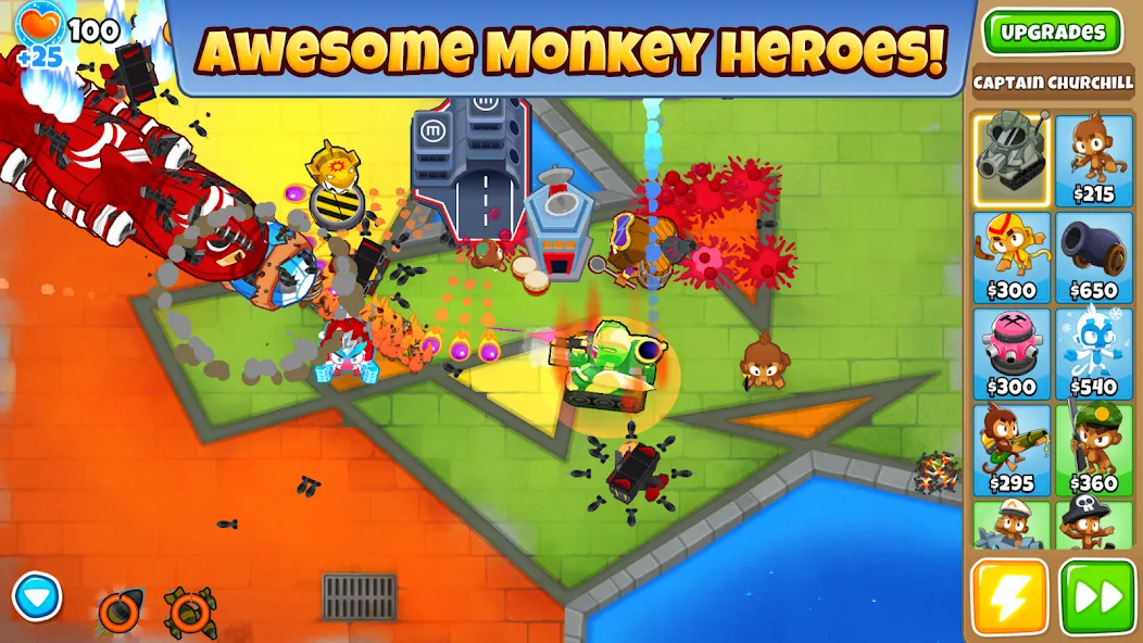 Bloons TD 6 (Блунс ТД 6) [МОД: Много монет, Открытые уровни и Мега MOD] Screenshot 1