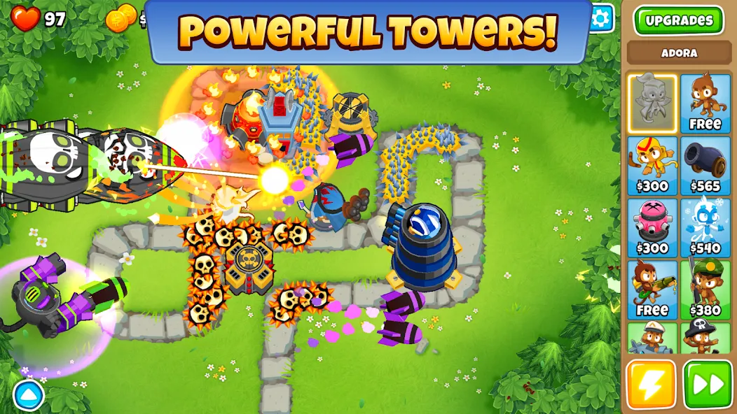 Bloons TD 6 (Блунс ТД 6) [МОД: Много монет, Открытые уровни и Мега MOD] Screenshot 2