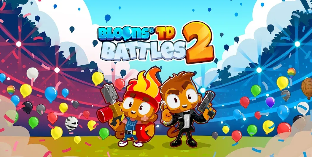 Bloons TD Battles 2 (Блунс ТД Батлс 2) [МОД: Бесконечные деньги, Монеты и Мега MOD] Screenshot 1