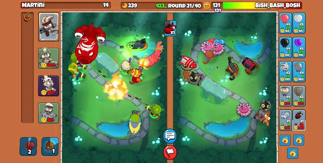 Bloons TD Battles 2 (Блунс ТД Батлс 2) [МОД: Бесконечные деньги, Монеты и Мега MOD] Screenshot 2