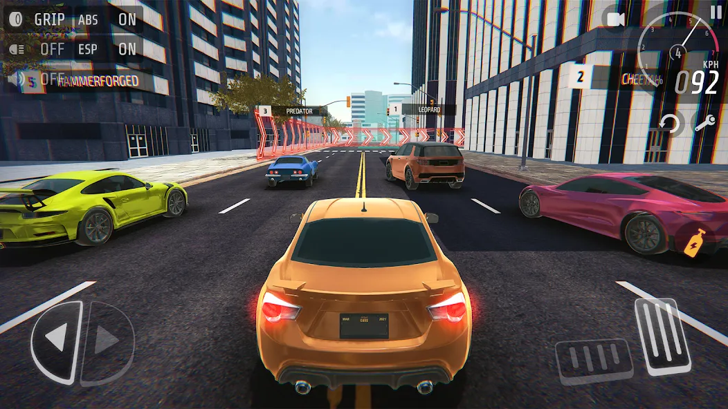 Nitro Speed car racing games (Нитро Спид) [МОД: Все открыто, Дополнительные деньги и Меню MOD] Screenshot 1