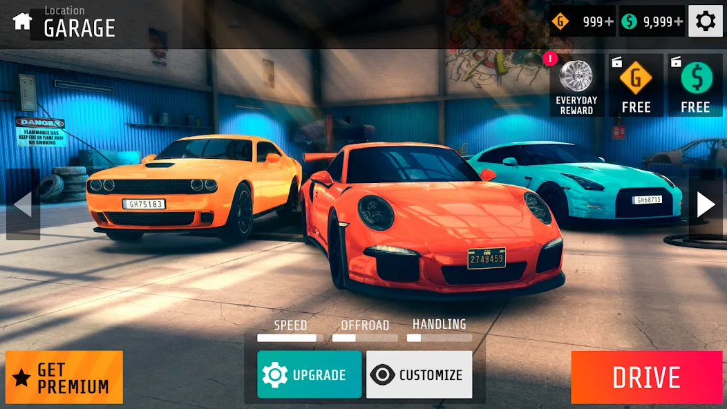 NS2 car racing game [МОД: Все открыто, Дополнительные деньги и Меню MOD] Screenshot 3