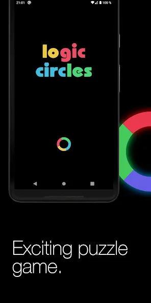 Logic circles. Puzzle game. [МОД: Деньги, Монеты и Меню MOD] Screenshot 1