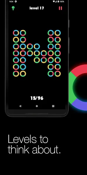 Logic circles. Puzzle game. [МОД: Деньги, Монеты и Меню MOD] Screenshot 3