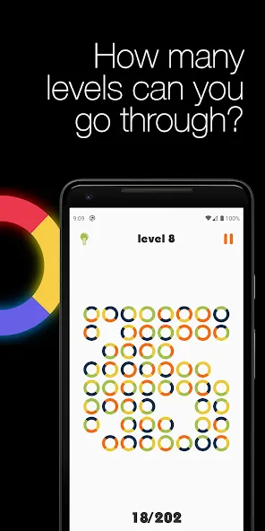 Logic circles. Puzzle game. [МОД: Деньги, Монеты и Меню MOD] Screenshot 4