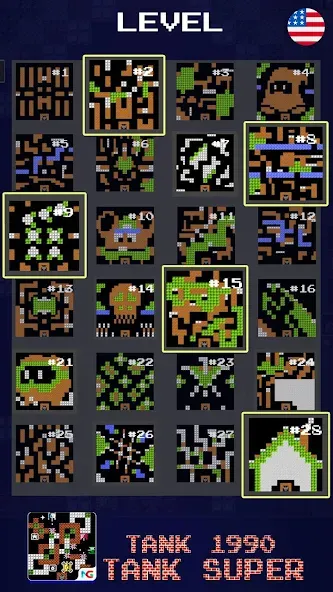 Tank 1990: Battle City Tank [МОД: Все открыто, Дополнительные деньги и Меню MOD] Screenshot 1