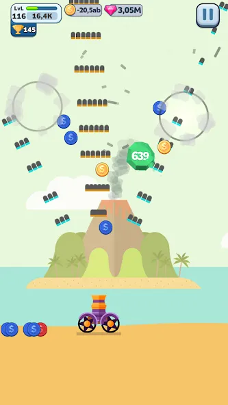Ball Blast Cannon blitz mania (Балл Бласт Кэннон блиц мания) [МОД: Деньги, Монеты и Меню MOD] Screenshot 1