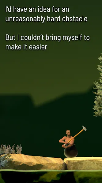 Getting Over It (Геттинговерит) [МОД: Меню, Бесконечные монеты и Открытые уровни] Screenshot 2