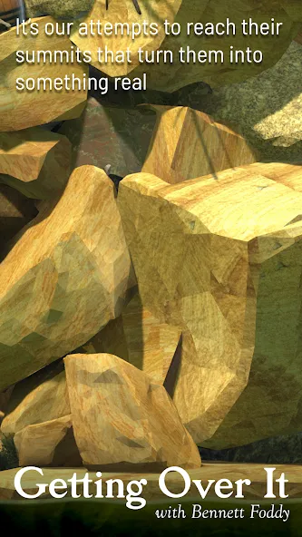 Getting Over It (Геттинговерит) [МОД: Меню, Бесконечные монеты и Открытые уровни] Screenshot 5