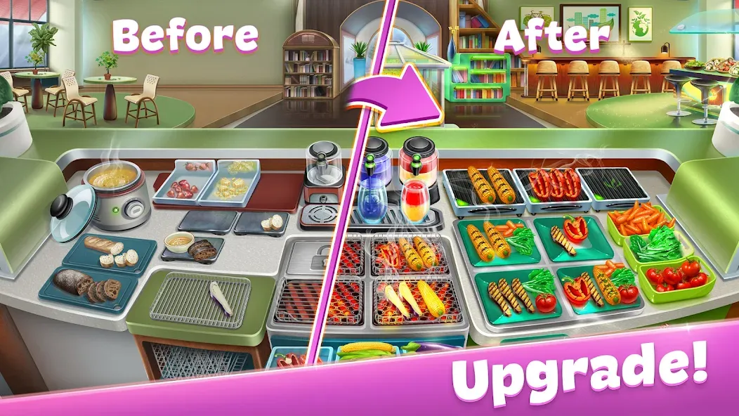 Cooking Fever: Restaurant Game [МОД: Много денег, Монет и Все открыто] Screenshot 4