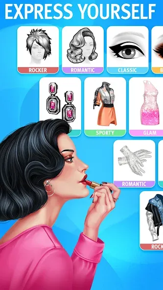 Pocket Styler: Fashion Stars (Покет Стайлер) [МОД: Много монет, Открытые уровни и Мега MOD] Screenshot 4