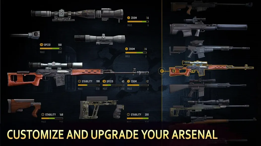 Sniper Arena: PvP Army Shooter [МОД: Бесконечные деньги, Монеты и Мега MOD] Screenshot 2