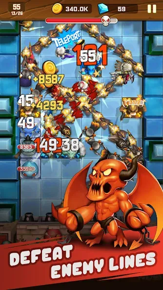Monster Breaker Hero (Монстер Брейкер Герой) [МОД: Бесконечные деньги, Монеты и Мега MOD] Screenshot 3