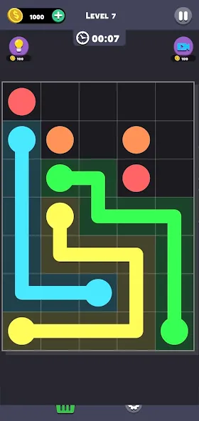 Same Color: Connect Two Dots (Сейм Колор Дот) [МОД: Деньги, Монеты и Меню MOD] Screenshot 4