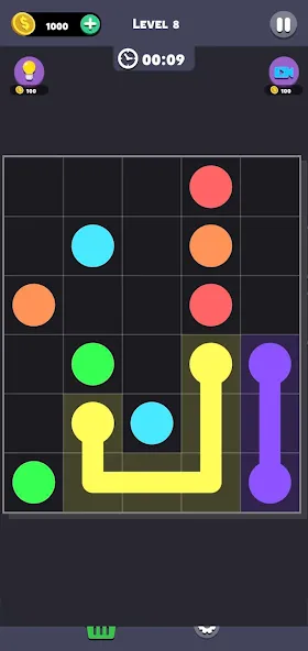 Same Color: Connect Two Dots (Сейм Колор Дот) [МОД: Деньги, Монеты и Меню MOD] Screenshot 5