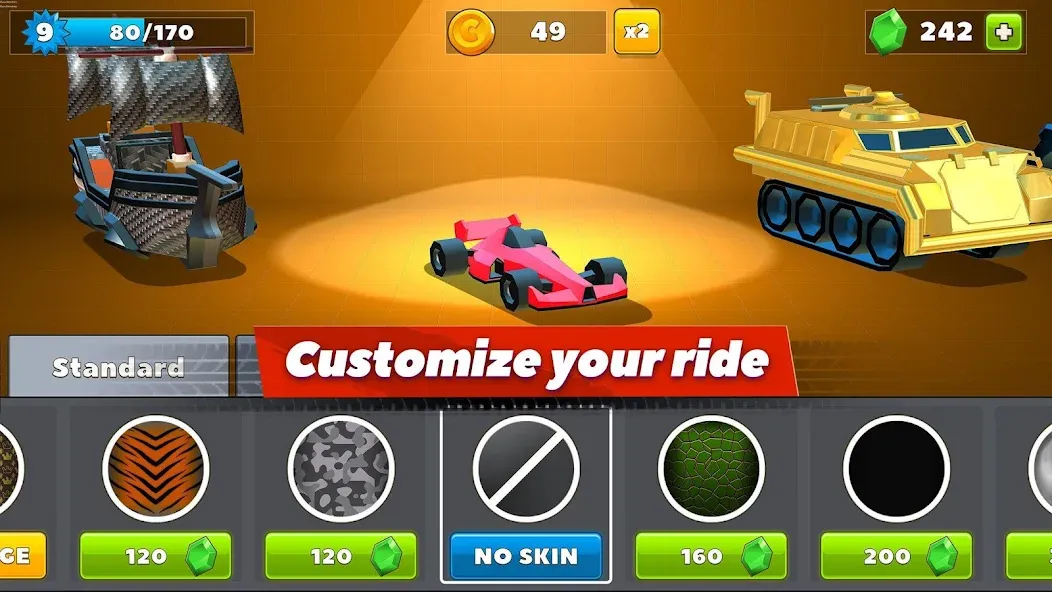 Crash of Cars (Краш оф Карс) [МОД: Все открыто, Дополнительные деньги и Меню MOD] Screenshot 2
