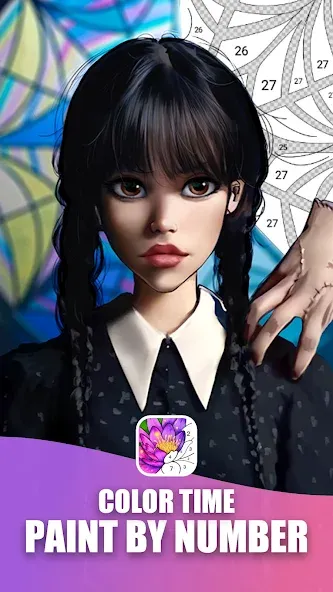 Color Time - Paint by Number (Колор Тайм) [МОД: Деньги, Монеты и Меню MOD] Screenshot 1