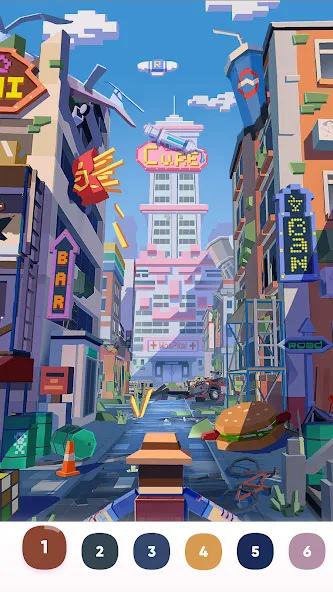Color Time - Paint by Number (Колор Тайм) [МОД: Деньги, Монеты и Меню MOD] Screenshot 5