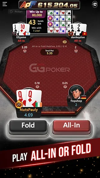GGPoker UK - Real Online Poker (Покер Великобритания) [МОД: Бесконечные деньги, Монеты и Мега MOD] Screenshot 5