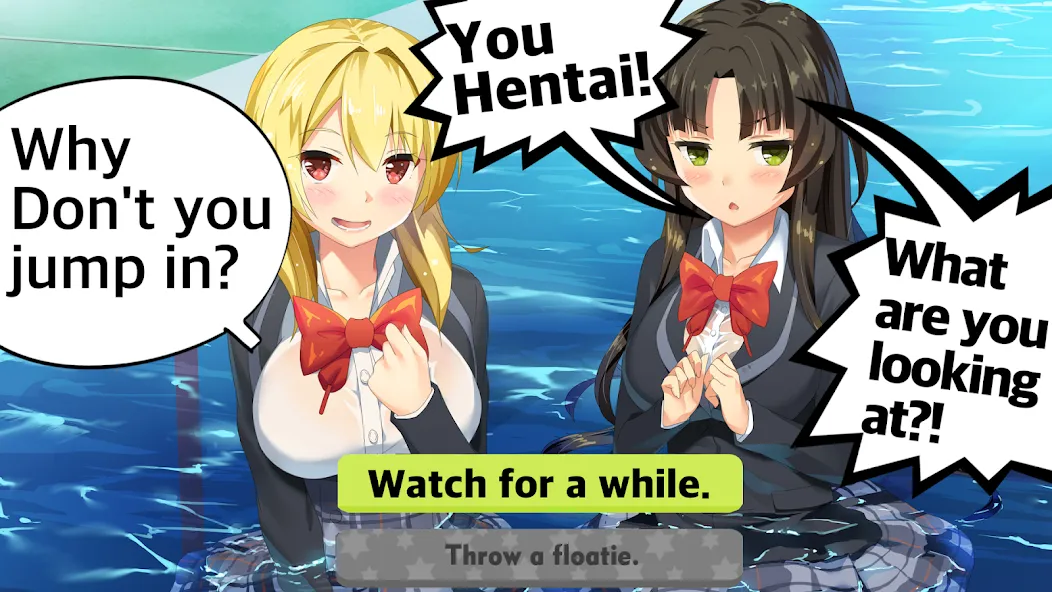 Moe! Ninja Girls/Sexy School [МОД: Все открыто, Дополнительные деньги и Меню MOD] Screenshot 1