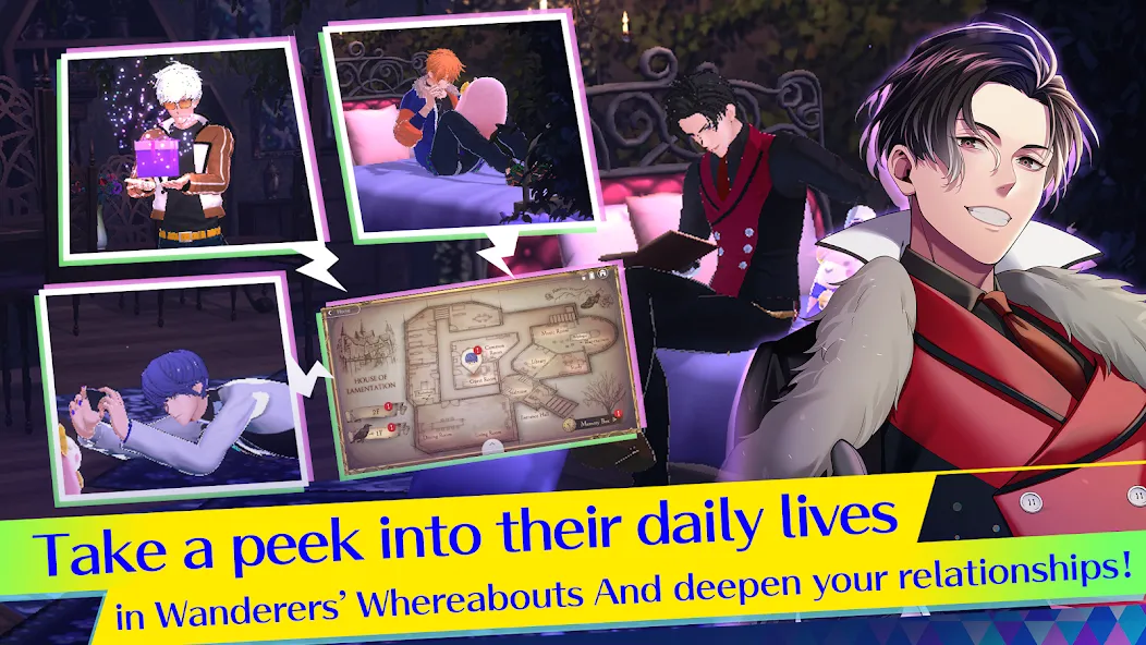 Otome Games Obey Me! NB [МОД: Бесконечные деньги, Монеты и Мега MOD] Screenshot 5