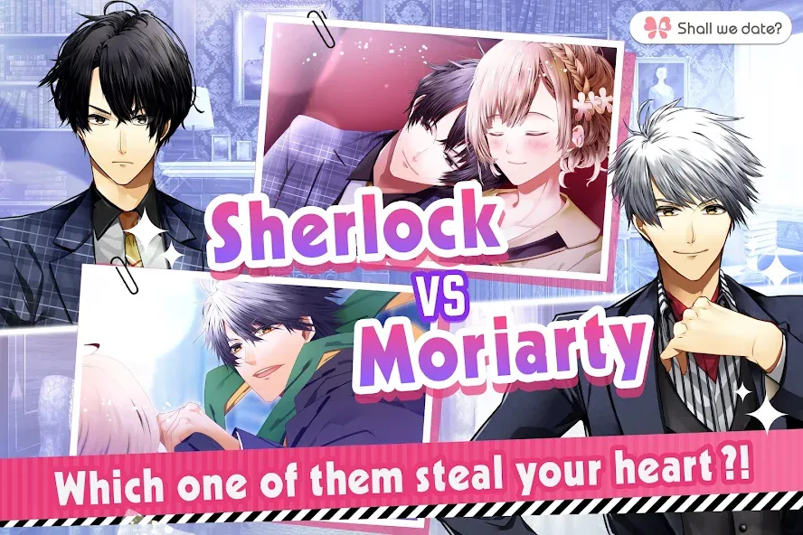 Guard me, Sherlock! - otome [МОД: Меню, Бесконечные монеты и Открытые уровни] Screenshot 3