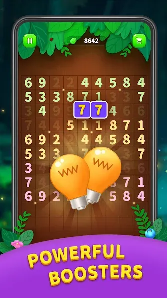 Number Match - Ten Pair Puzzle (Намбер Матч) [МОД: Меню, Бесконечные монеты и Открытые уровни] Screenshot 3