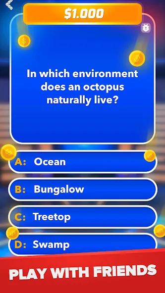 Millionaire - Quiz & Trivia [МОД: Все открыто, Дополнительные деньги и Меню MOD] Screenshot 5