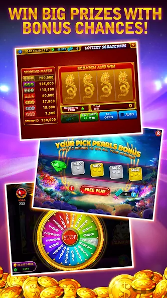 Cash Bay Casino - Slots game (Кэш Бэй Казино) [МОД: Бесконечные деньги, Монеты и Мега MOD] Screenshot 4