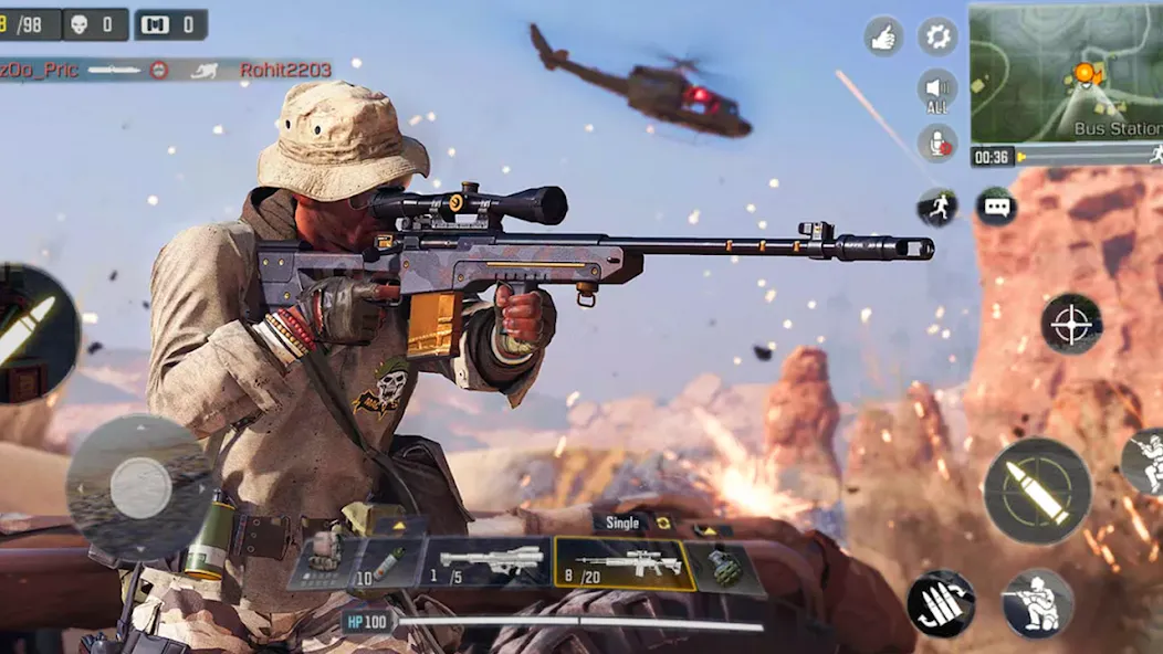 Cover Target: Offline Sniper [МОД: Много денег, Монет и Все открыто] Screenshot 4
