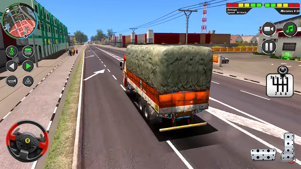 Indian Heavy Truck Delivery 3D [МОД: Все открыто, Дополнительные деньги и Меню MOD] Screenshot 2