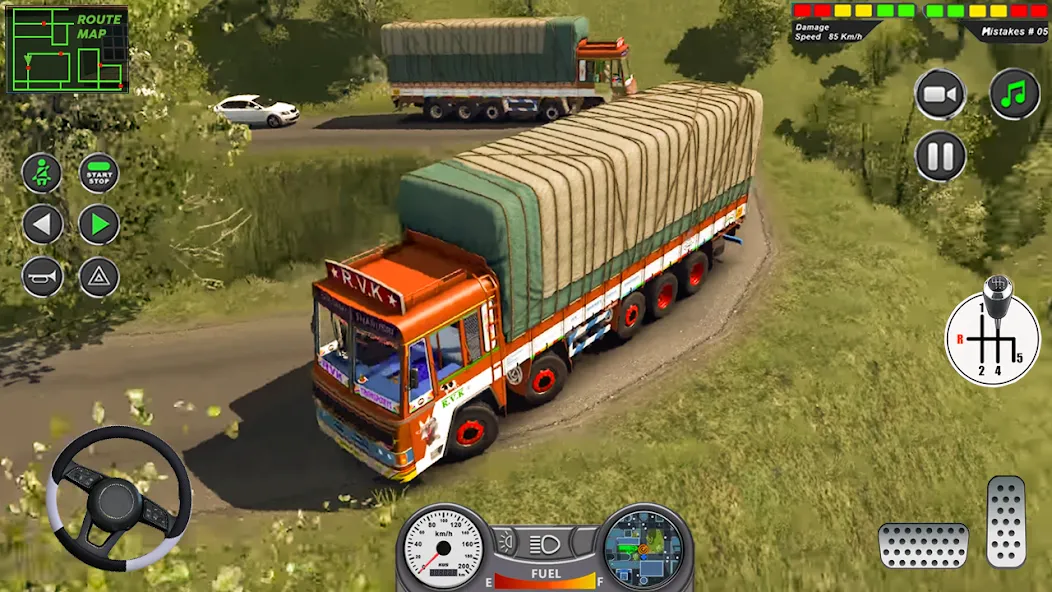 Indian Heavy Truck Delivery 3D [МОД: Все открыто, Дополнительные деньги и Меню MOD] Screenshot 3