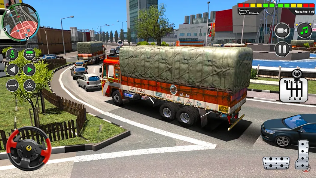 Indian Heavy Truck Delivery 3D [МОД: Все открыто, Дополнительные деньги и Меню MOD] Screenshot 4