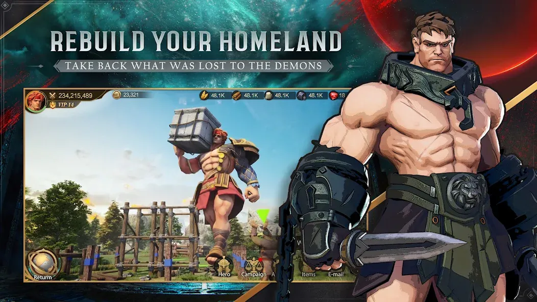 Land of Empires: Immortal (Лэнд оф Эмпайрс) [МОД: Много денег, Монет и Все открыто] Screenshot 5