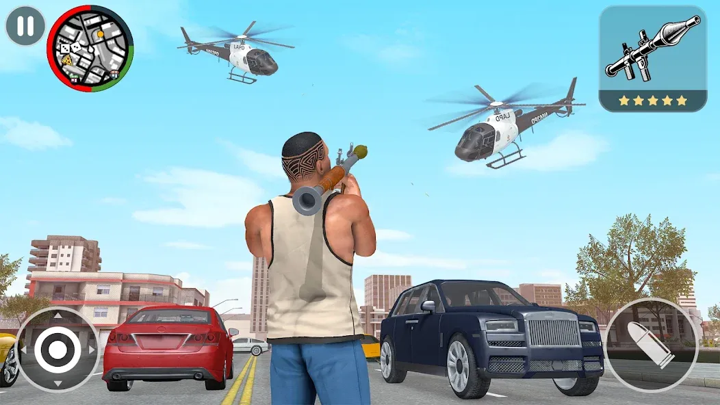 Grand City Vegas Crime Games (Гранд Сити Вегас Крайм Геймс) [МОД: Бесконечные деньги, Монеты и Мега MOD] Screenshot 3