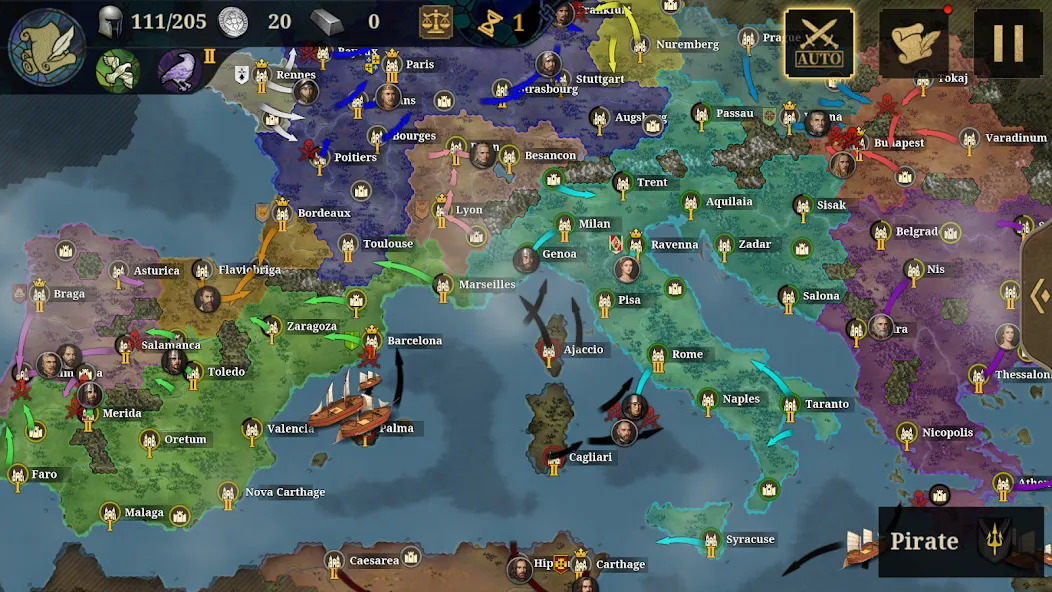 European War 7: Medieval (Европейская война 7) [МОД: Бесконечные деньги, Монеты и Мега MOD] Screenshot 4