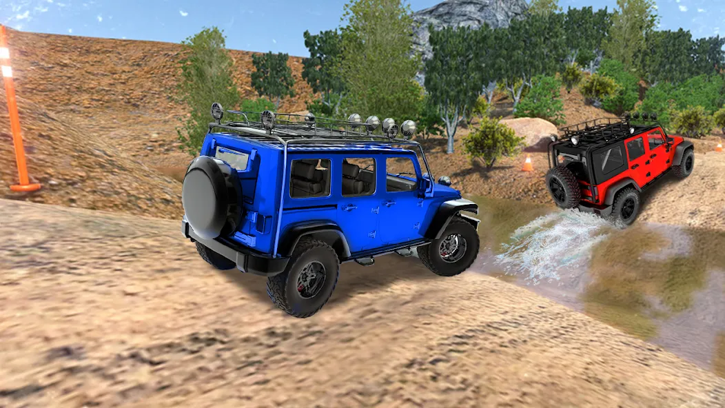 4X4 Offroad SUV Driving Games [МОД: Все открыто, Дополнительные деньги и Меню MOD] Screenshot 1