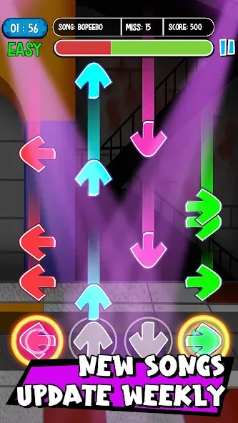 Beat Live: Show Music Game (ФНФ Музыка Мод Фанкин) [МОД: Меню, Бесконечные монеты и Открытые уровни] Screenshot 3
