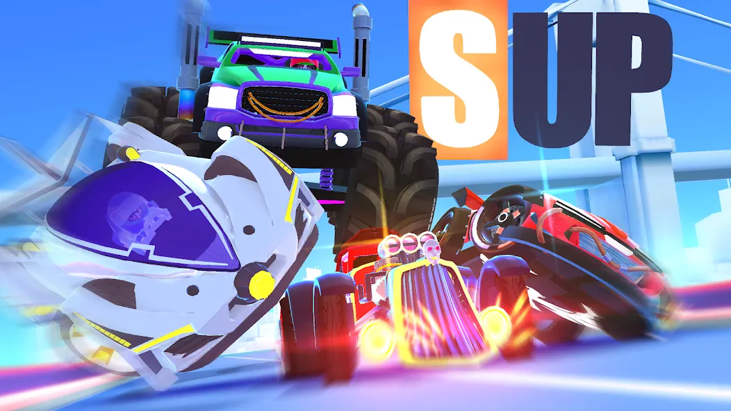 SUP Multiplayer Racing Games (СУП Мультиплеер Рейсинг) [МОД: Бесконечные деньги, Монеты и Мега MOD] Screenshot 5
