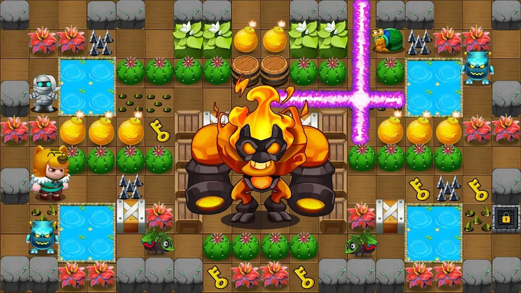 Bomb Man Legend (Бомб Мен Легенда) [МОД: Бесконечные деньги, Монеты и Мега MOD] Screenshot 1