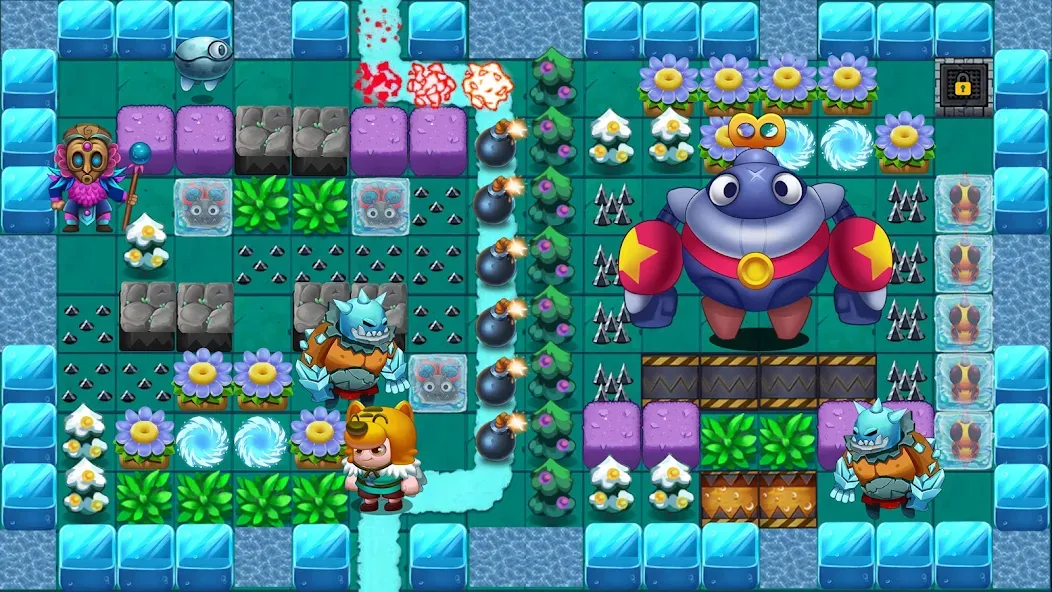 Bomb Man Legend (Бомб Мен Легенда) [МОД: Бесконечные деньги, Монеты и Мега MOD] Screenshot 2