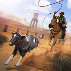 Скачать Cowboys Horse Racing Derby [МОД: Бесконечные деньги, Монеты и Мега MOD] | Взлом Cowboys Horse Racing Derby на Андроид